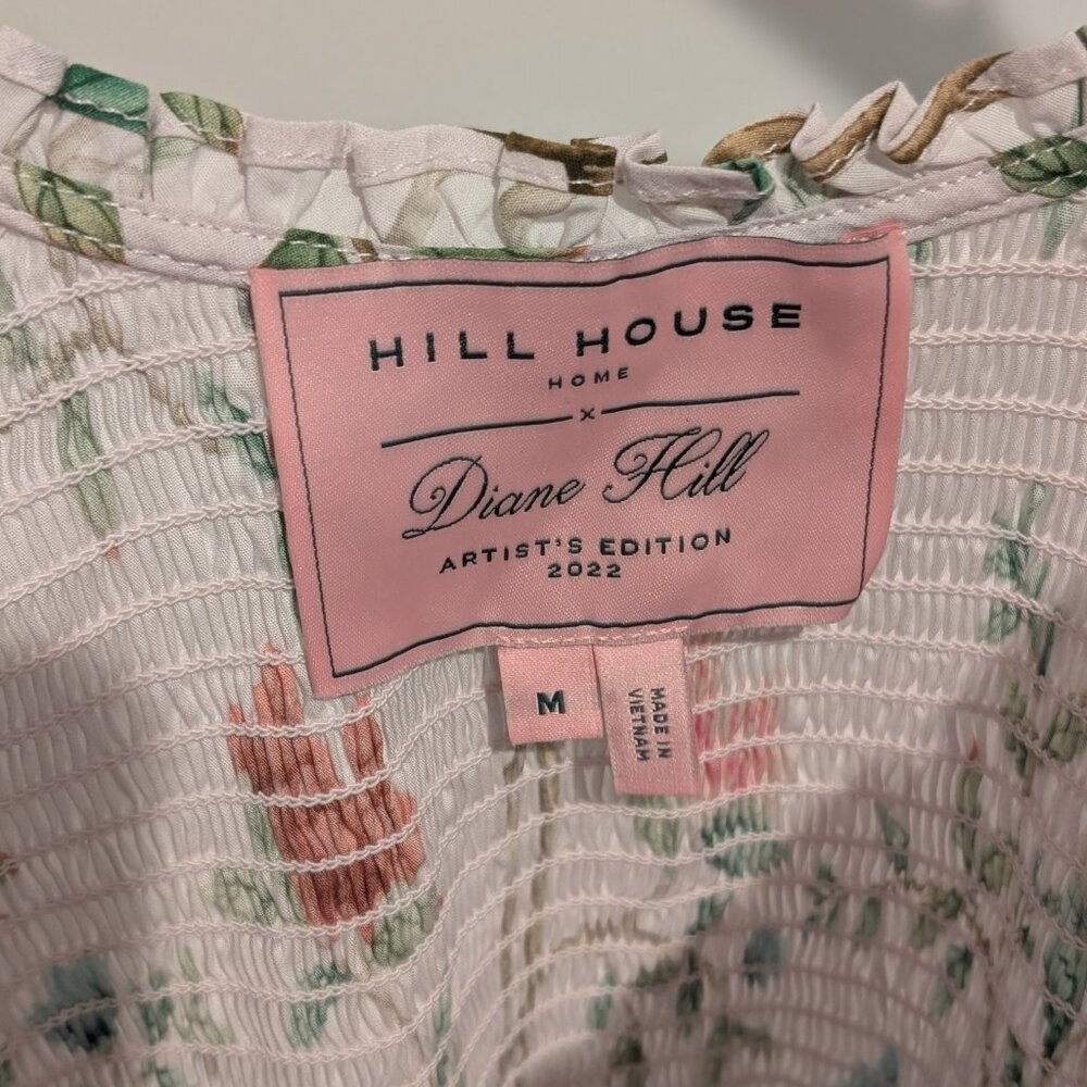 Hill House - "Diane Hill" Artist's Edition Nap Dress in Pink Floral - Size: M - Picture 2 of 2